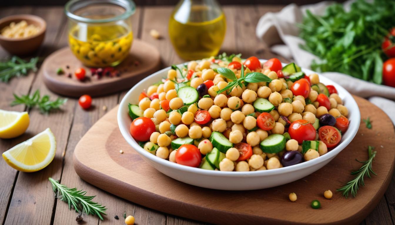 Zeytinyağlı Nohut Salatası: Sağlıklı ve Lezzetli Alternatif