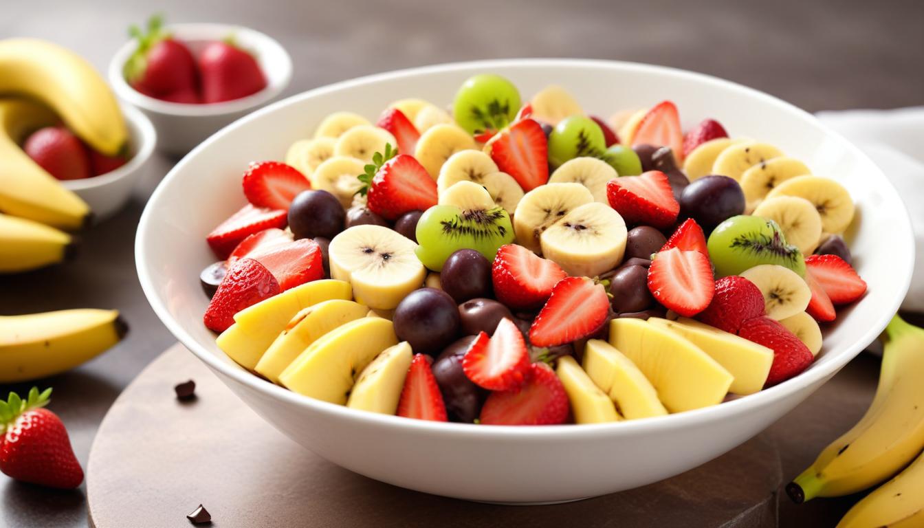 Çikolatalı Meyve Salatası: Hafif ve Besleyici Bir Atıştırmalık