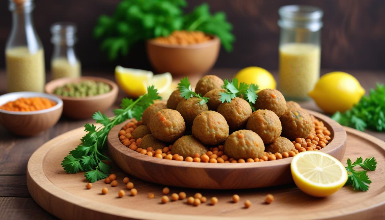 Lezzetli Glutensiz Mercimek Köftesi