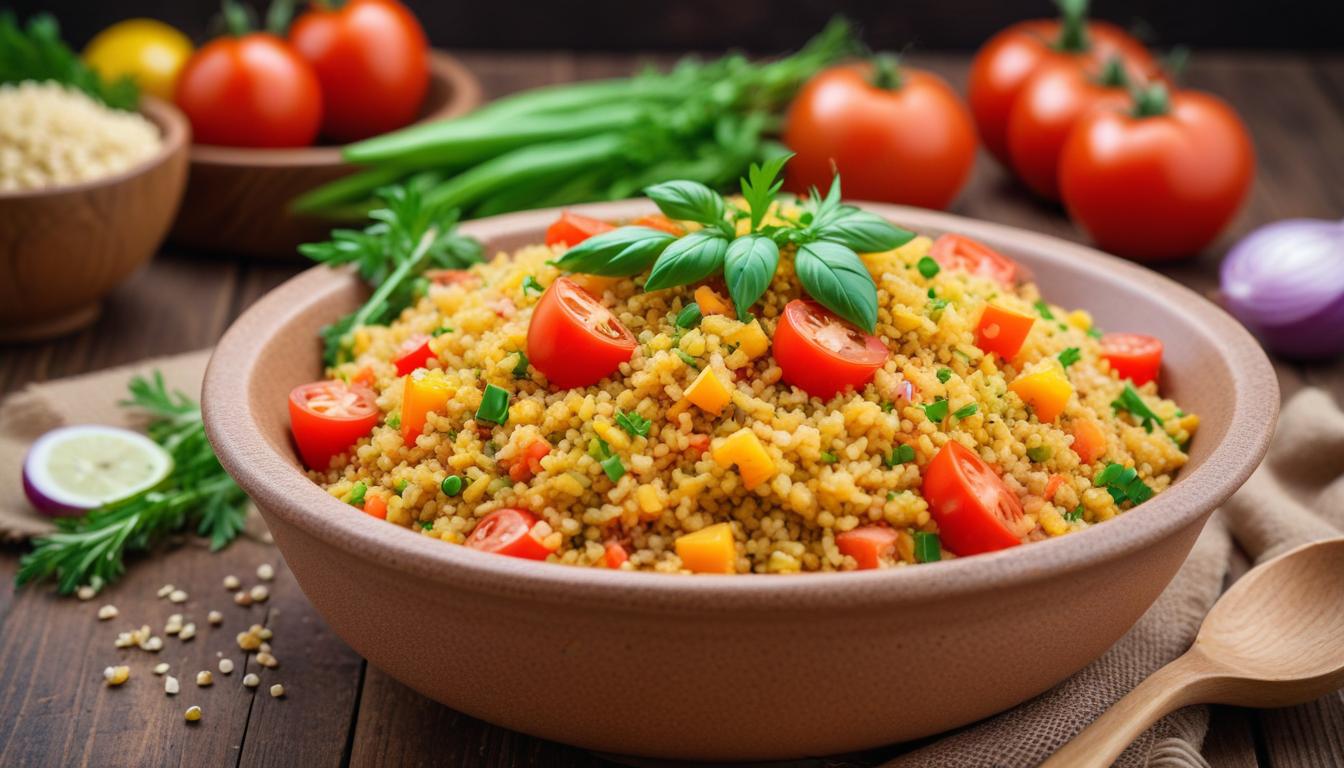 Besleyici Glutensiz Bulgur Pilavı